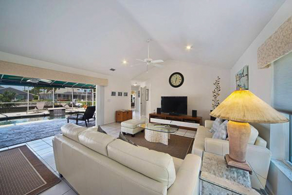Villa Maurina - Ferienhaus Cape Coral mit Golfzugang, beheizbarer Pool & Dock - Bild 7